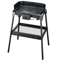 Severin PG 2792 Barbecue-Grill, Elektrogrill, 2500 Watt, schwarz