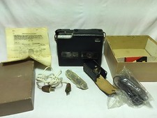 Portable Realistic Reel to Reel Tape Recorder Tr 303 + Case & Accessories Japan
