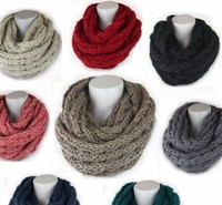 SCHLAUCHSCHAL*ZOPFMUSTER*WINTERSCHAL*STRICKSCHAL*6 Farben*RUNDSCHAL*LOOP*SCHAL**