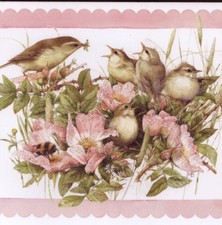 Vireo,Warbler Birds,Roses,"God Picks Up Cares",Marjolein Bastin,Greeting Card