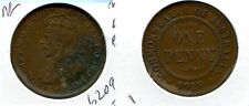 Australia 1919 Dot Below One Penny Coin Xf Corr. 6209G