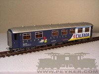 BEMO 3262161: RhB Gesellschaftswagen WR-S 3821 "Stiva Retica"