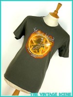 MENS RETRO METAL ROCK ENERGIE DESIGNER T-SHIRT BAND TOUR L