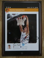 Handsignierte Autogrammkarte *TIBOR PLEIß* DBB Deutschland NBA Utah Jazz 2015
