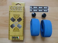 Fahrrad Rennrad Kork Lenkerband Blau, Silva Kork Lenkerband Selbstklebend 