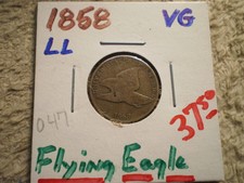 1858 Flying Eagle Cent/ Spectacular Deal/ Large Letters