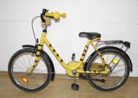 Jugendfahrrad, Jugendrad 18" Kinderrad, Janosch , 0-Gang, Gelb