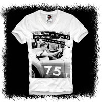 E1SYNDICATE V T SHIRT JAMES DEAN REBEL GIANTS PARIS LONDON BOY ELEVEN  MARILYN