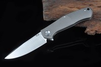 Shirogorov Klappmesser D2 Klinge TC4 titanium Griff Jagdmesser Messer Liner lock