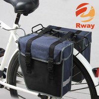 Doppel Gepäckträger Fahrrad Tasche Fahrradtasche Gepäcktasche Satteltasche