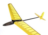 RC Mini DLG Composite Discus Launch Glider - Yellow 950mm (PNF)