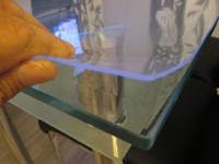 Tischdecke Tischfolie Tischschutz  Schutzfolie Folie transparent ca.2.5mm