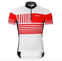 Gonso Luan Herren Fahrrad Rad Shirt Trikot Weiß Rot Größe M Neu mit Etikett