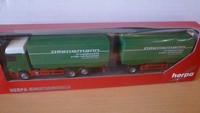 Herpa 151320 Mercedes-Benz Actros LH Wechselpritschen-Hängerzug "Ottensmann"