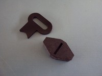 Gummi Dämpfer mit Halteblech für Auspuff Hercules Sachs Saxonette Spartamet