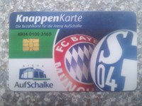 FC Schalke 04 S04 Knappenkarte Schalke Bayern ohne DAB