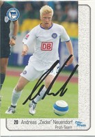 Andreas Zecke Neuendorf   Hertha BSC Berlin  Trading Card -165852