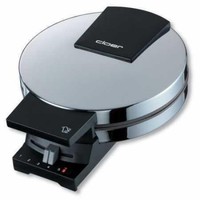 Cloer 185 Waffeleisen Silber