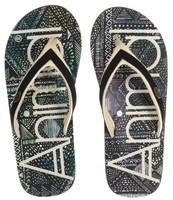 Animal Swish Slim Flip Flops - Black BNWT