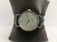 Nomos Glashütte Tangente Emma Edelstahl Herrenuhr 35mm