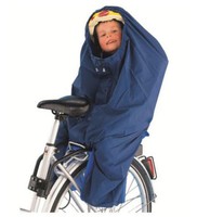 Regenschutz LÖHR für Kindersitze blau Poncho Regen Cape 