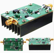 1Mhz - 500Mhz 1.5W Hf Fm Vhf Uhf Rf Power Amplifier For Ham Radio + Heatsink