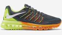 NIKE AIR MAX 2015 CLASSIC CHARCOAL/VOLT/ORANGE Gr.43 US 9,5 698902-002 2016 2013