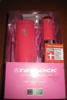  Trelock LS 350 I-GO Sport + LS 710 REEGO LED Leuchten Set PINK 8003266 (G10,22)