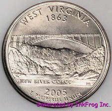 2005 P & D West Virginia Satin Finish Gem Bu Set from mint sets No Reserve