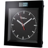 newgen medicals Digitale Personenwaage mit Analoguhr im Bahnhofsdesign