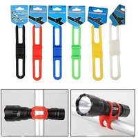 5 Stücke Cycling Fahrrad Silikon Halterung Gummiband Fest Für Handy Taschenlampe