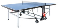 Outdoor Tischtennisplatte Sponeta S 5-73e, Blau, mit Netzgarnitur, wetterfest