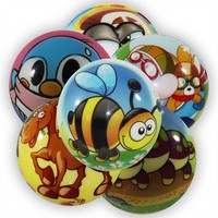 Softball Ball Weich Tiermotive Tiere 60 mm sortiert