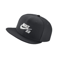 Nike SB Icon Snapback Base Cap Black White Freizeit Sport