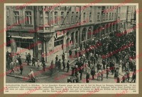 München Aufstand Tumult Serbe Café Fahrig Hotel Deutscher Hof Oberpollinger 1914