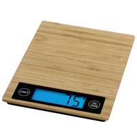 Hama Küchenwaage Philina Bamboo Abschaltautomatik Max. Tragkraft 5kg