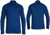Odlo Herren Langarmshirt Longsleeve Pullover blau Gr. XL