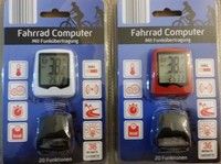 Fahrrad Computer mit Funkübertragung---20 Funktionen--***NEU&OVP***