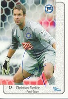Christian Fiedler   Hertha BSC Berlin  Trading Card - 168827