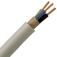 [€0,43/m] NYM-J 3 x 1,5 mm² Mantelleitung 50m-Ring Installation Elektrokabel