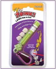 Sergeant's Zoink! Laser light fun'n run laser pointer cat pet toy + 3 Batteries