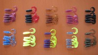 50 RELAX GUMMIFISCHE TWISTER - 3,5 CM USA HIT !  