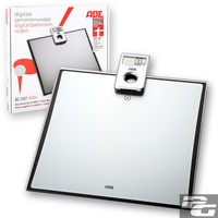 ADE Personenwaage BE1307 Tilda LCD Display mit Fernbedienung 180KG Digital Glas