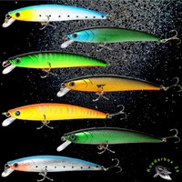 Wobbler11,0cm / 10,2g unterschiedliche Farben Hecht Barsch Shad Crankbait Multi