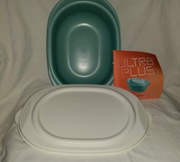Tupperware Ultra Plus Oval 3 Liter Mintgrün Neu + OVP 