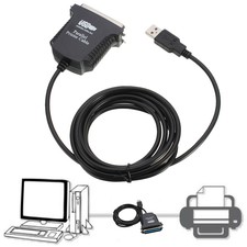 USB 2.0 to Parallel IEEE 1284 36 Pin Adapter Cable Cord For Centronics Printer