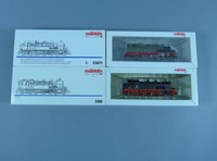 Lot 15565 / Zwei digitalisierte Märklin H0 Dampfloks 3306 + 33071