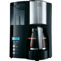 Melitta Kaffeemaschine Optima Timer Schwarz bis 12 Tassen 850W mit Filter