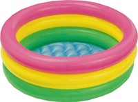 Intex Baby Pool 3 Ring Sunset Glow 86x25cm Planschbecken NEU