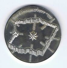 Israel 1981 Gates Of Jerusalem State Medal 37mm 26g Silver